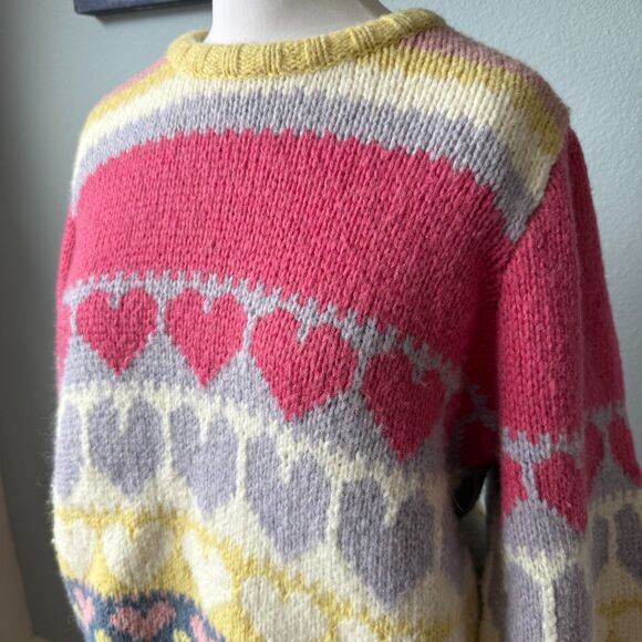 LoveShackFancy Shirelle Wool Sweater Size Medium - Picture 7 of 11